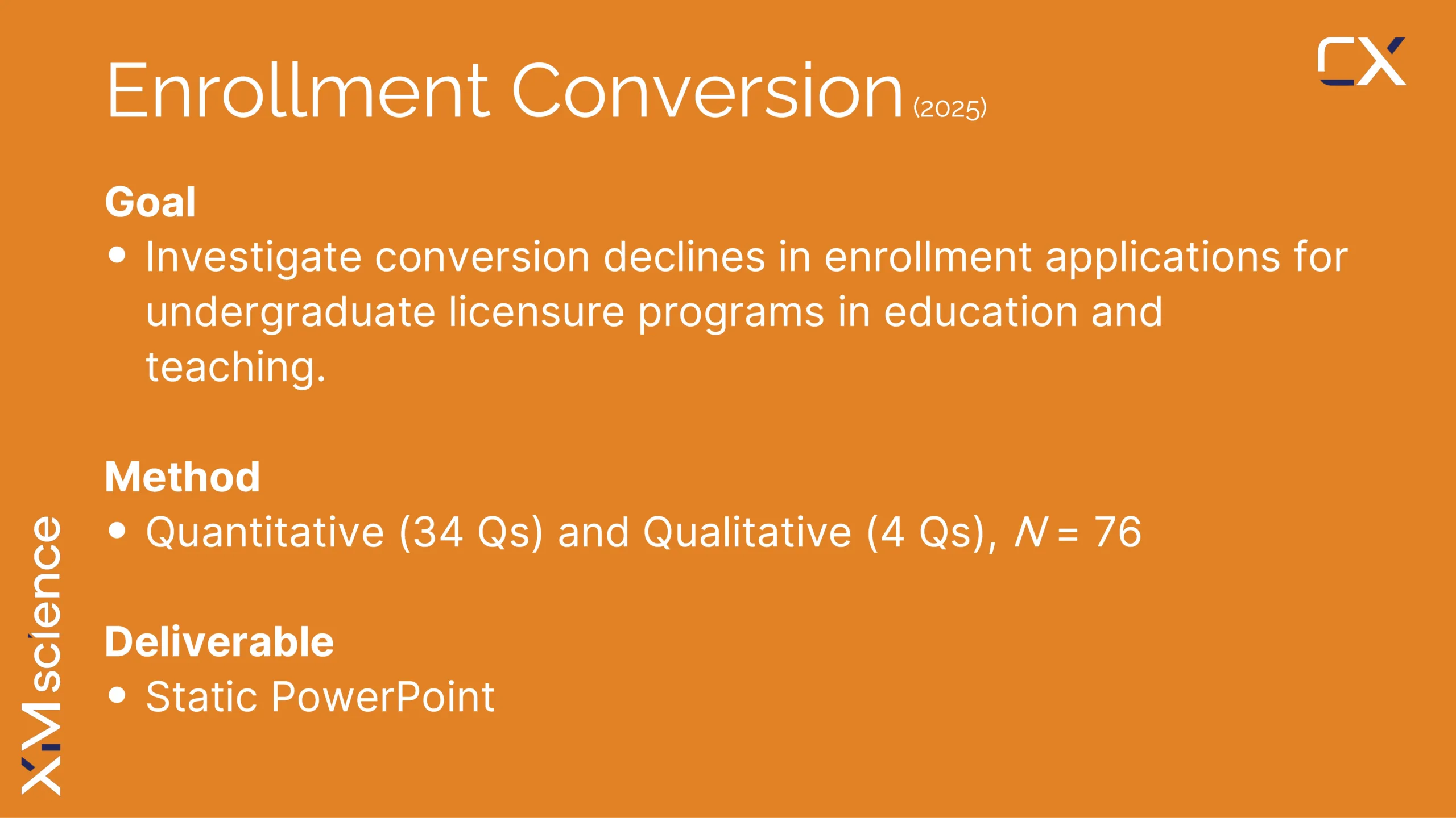 2025 Enrollment Conversion